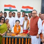 भाटापारा में गौरव का दिन : विधानसभा अध्यक्ष डॉ. रमन सिंह ने किया छत्तीसगढ़ महतारी और शहीद खोण्डे की प्रतिमा का अनावरण
