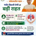 मुख्यमंत्री विष्णुदेव साय ने गंभीर किडनी रोगी के उपचार हेतु 3.95 लाख रुपये की सहायता राशि स्वीकृत की