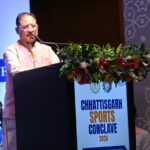 मुख्यमंत्री विष्णु देव साय छत्तीसगढ़ में पहली बार आयोजित स्पोर्ट्स कॉन्क्लेव में हुए शामिल