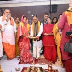 मुख्यमंत्री विष्णुदेव साय ने पवित्र श्रावण मास में अपने निवास में किया रुद्राभिषेक